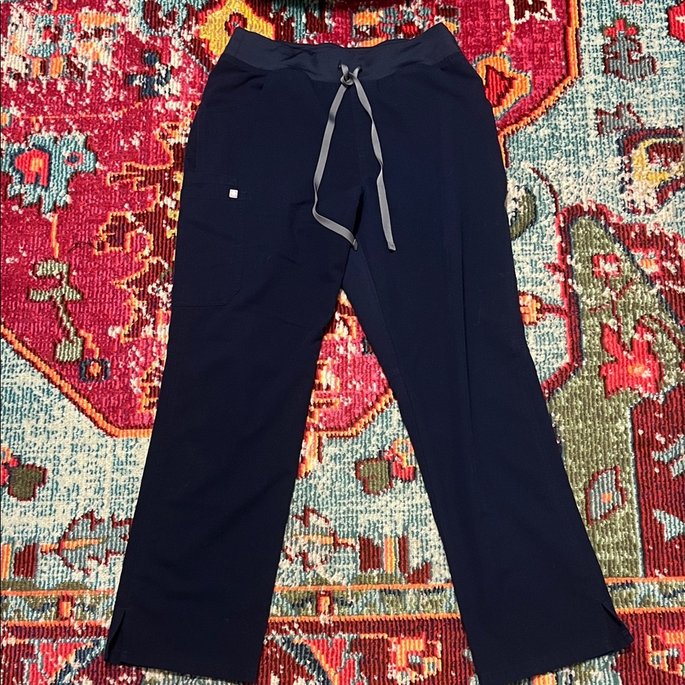 Women’s Fig’s Navy Drawstring scrub Pants